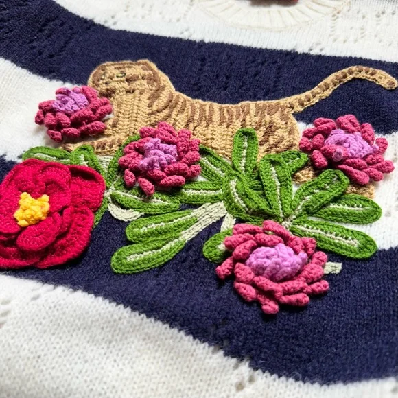 Wool Sweater Gucci Sweater Flowers Clearance Gucci Flower Sweater